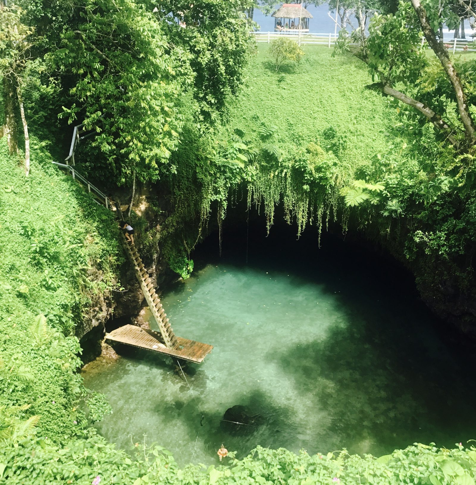 The Sua Ocean Trench at the end of the world