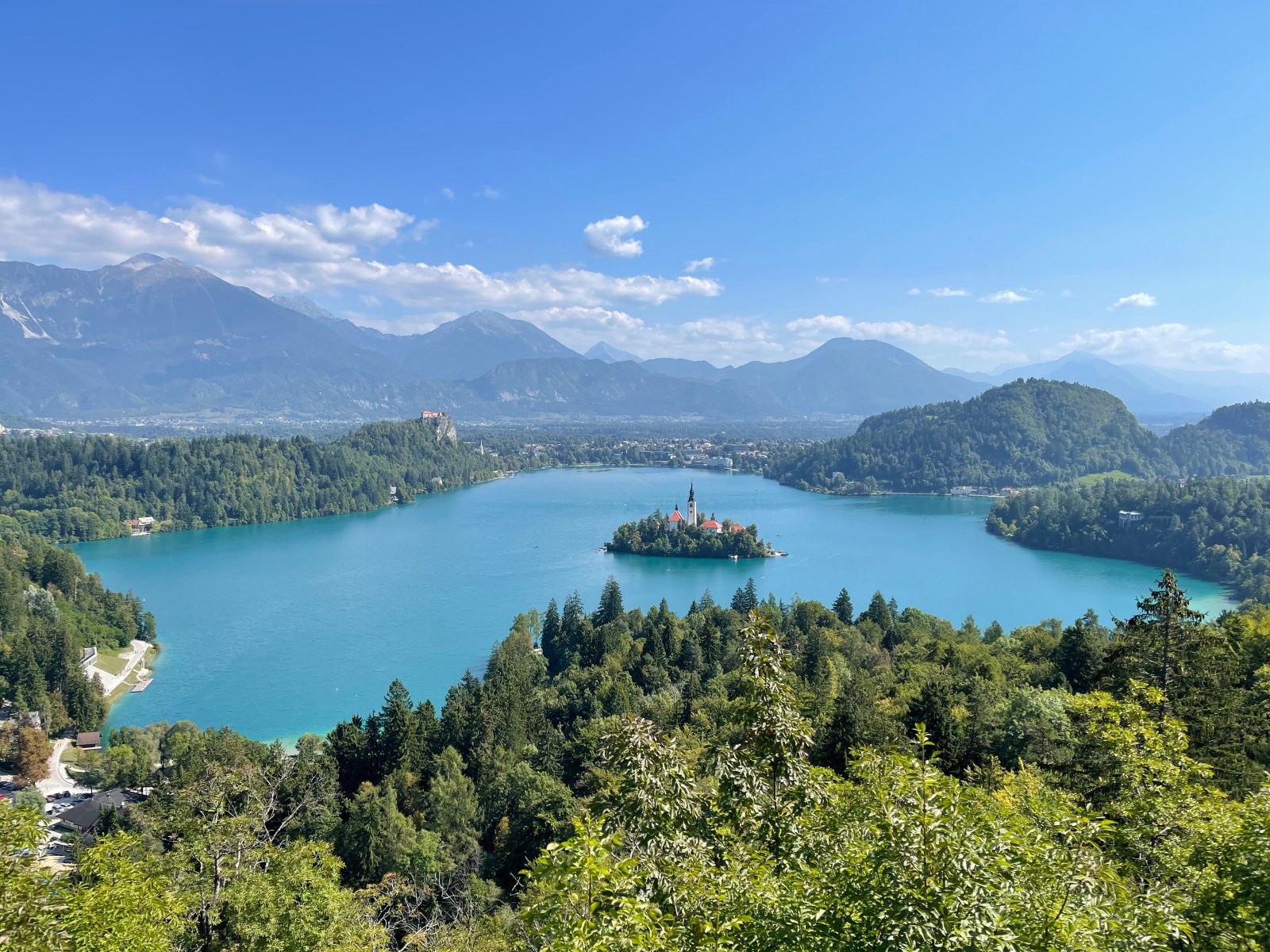 Fairytale views by Lake Bled