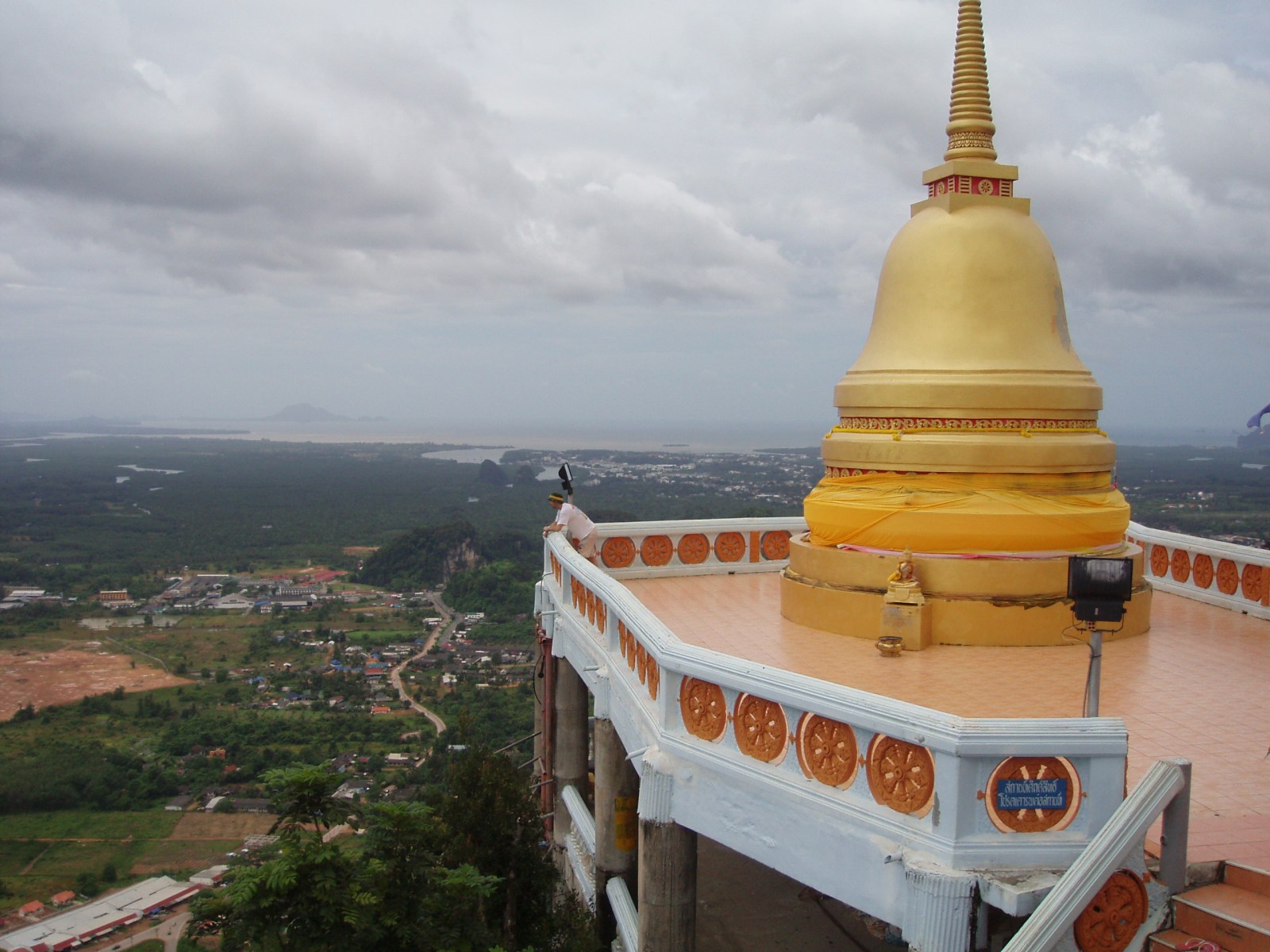 Climbing the karst peaks of Wat Tham Seua near Krabi